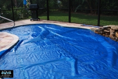 Custom pool cover for free form pool