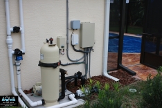 State of the art pool equipment including variable speed pool pump